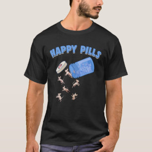 Happy Pills Sphynx Cat  Kitten Feline T-Shirt