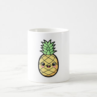 Happy Pineapple – Cute Kawaii Illustration Coffee Mug