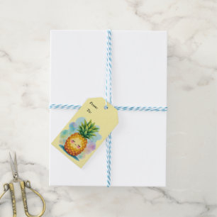 Happy Pineapple Gift Tag