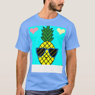 Happy Pineapple with Sunglasses  T-Shirt