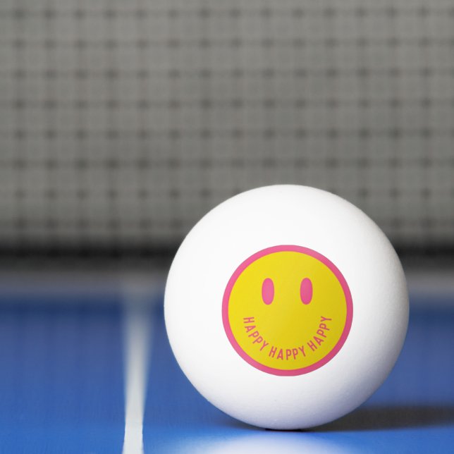 Happy Ping Pong Ball (Net)