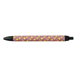 Happy Pink Butterfly Pen