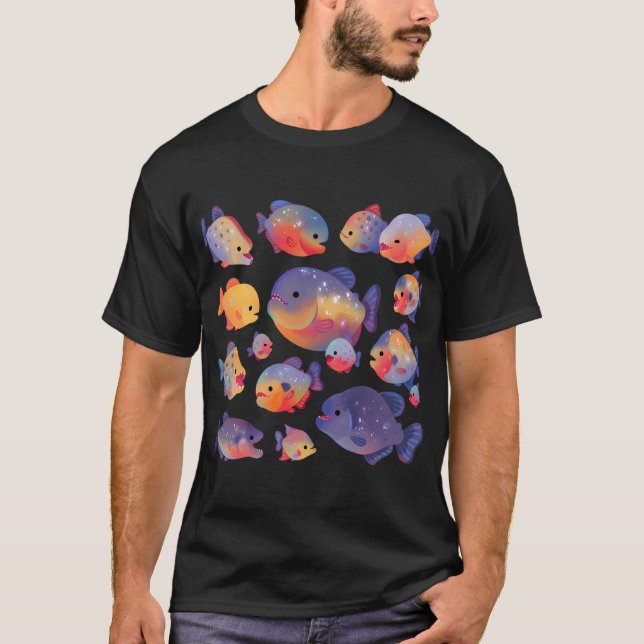 Happy Piranha T-Shirt (Front)