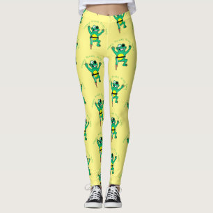 Happy Pirate Frog Day Thunder_Cove Leggings