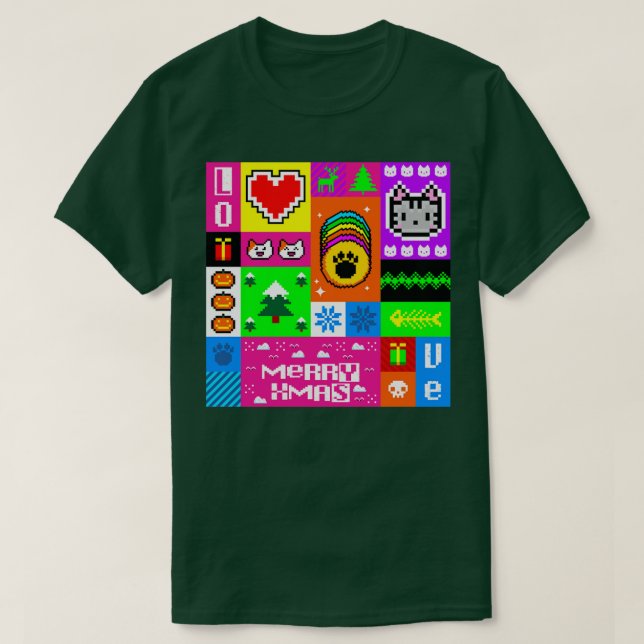 happy pixel T-Shirt (Design Front)