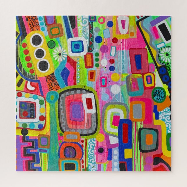 Happy Place 20 x 20 Puzzle (Vertical)