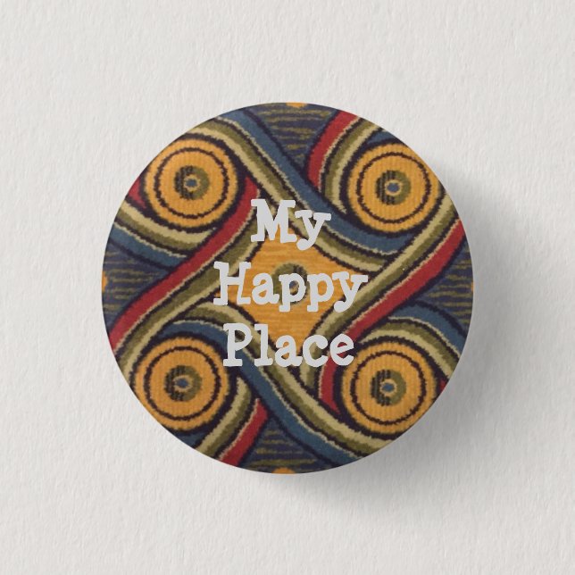 Happy Place Button (Front)