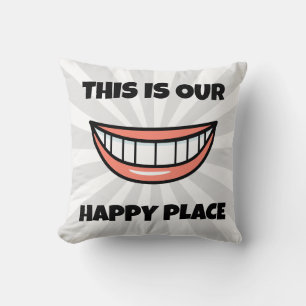 Happy place cushion