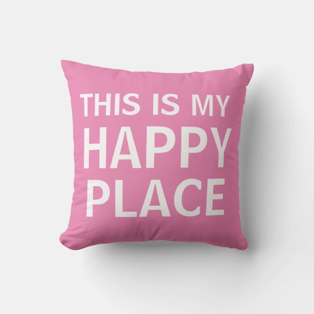 Happy Place Cushion (Front)