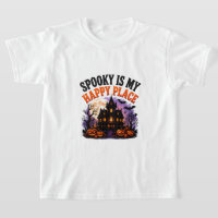 🎃 Happy Place Halloween Ghost Saying 👻