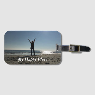 Happy Place Luggage Tag