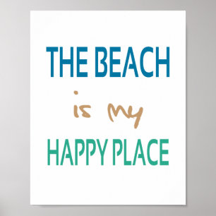 Happy Place (standard picture frame size) Poster