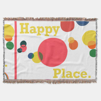Happy Place Throw Blanket