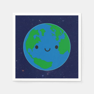 Happy Planet Earth Napkin