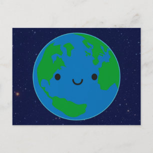 Happy Planet Earth Postcard