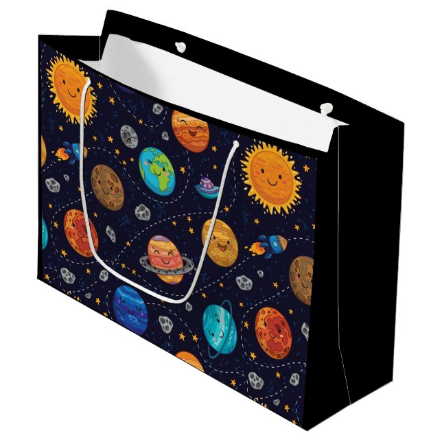 Happy Planets Gift Bag (Front Angled)