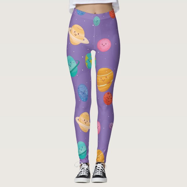 Happy Planets Leggings (Front)