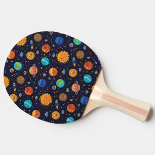 Happy Planets Ping Pong Paddle