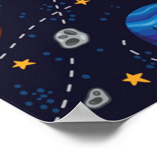 Happy Planets Poster (Corner)