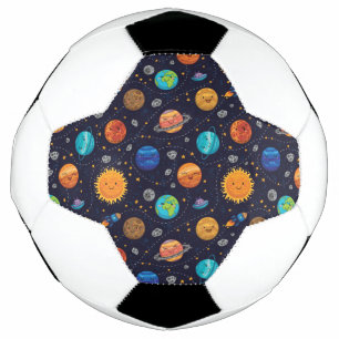 Happy Planets Soccer Ball