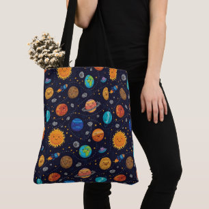 Happy Planets Tote Bag
