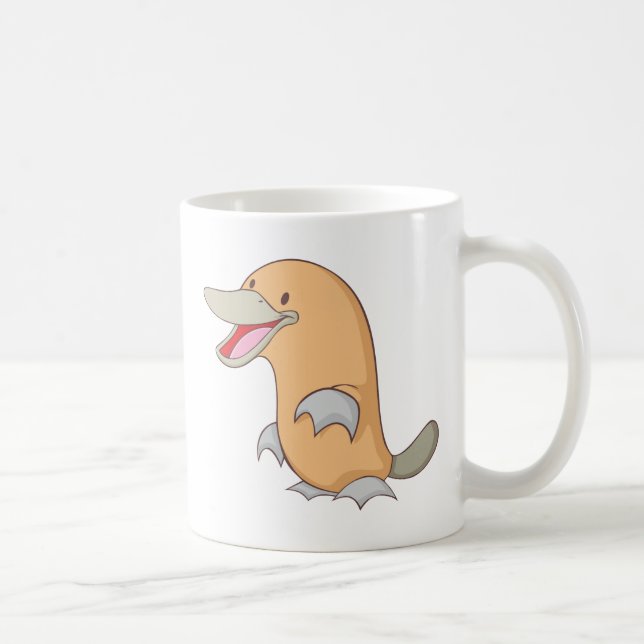 Happy Platypus Coffee Mug (Right)