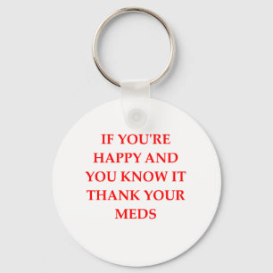 HAPPY.png Key Ring