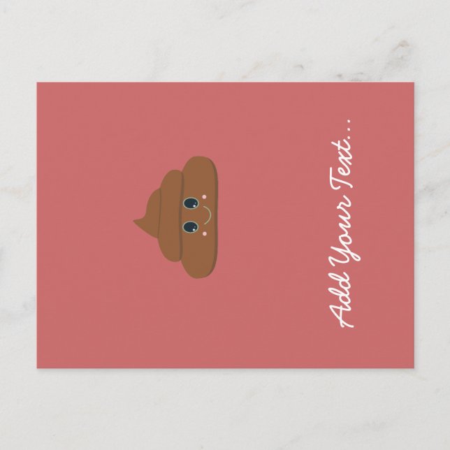 Happy poo postcard (Front)