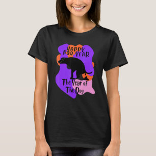 Happy Poo Year Pooping Dog T-Shirt