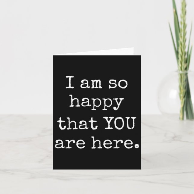 Happy Positive Affirmation Kind Motivational Teach Card (Front)