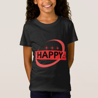 HAPPY Positive Graphic, Joyful Inspirational T-Shirt