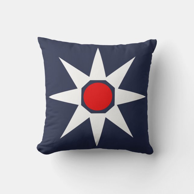 Happy Positive Magic Sun Pillow Cushion (Front)