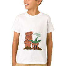 Happy Pot & Soil Garden Humor Dirt Happens Pun