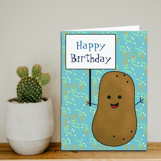 Happy Potato Birthday  Card (Creator Uploaded)