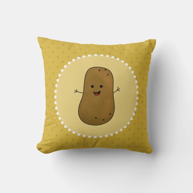 Happy Potato Cushion (Front)