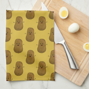 Happy Potato Tea Towel