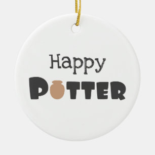 Happy Potter Ceramic Tree Decoration