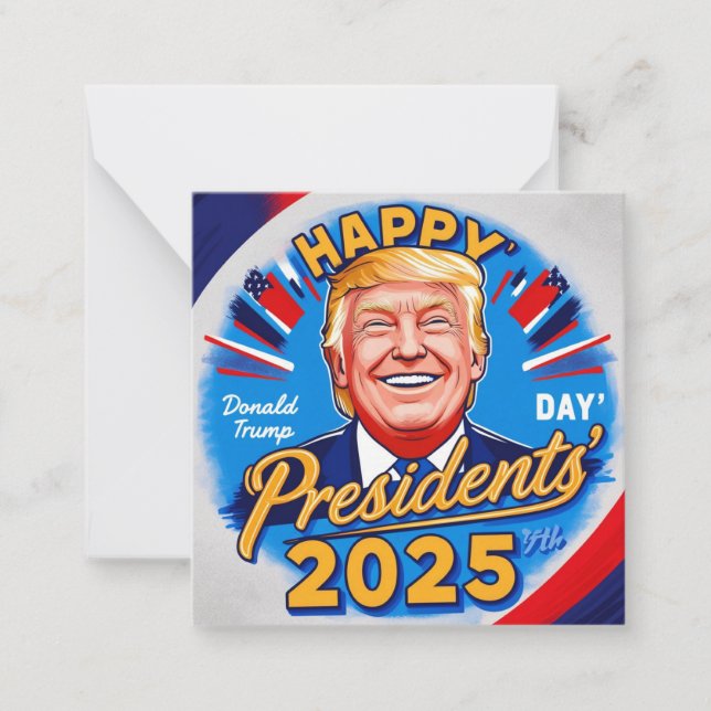 happy presidents day 2025 card (Front)