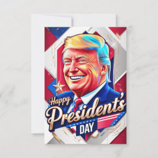 happy presidents day 2025 thank you card