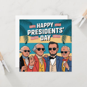happy presidents day  card