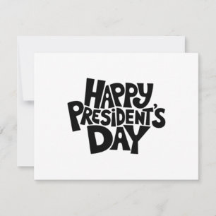 Happy President's Day Classic Thank You Card