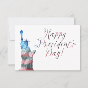Happy President's Day liberty bokeh Invitation