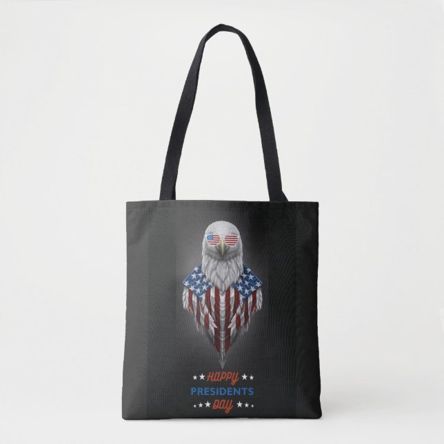 Happy President's Day Tote Bag (Front)