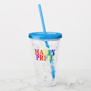 Happy Pride Month Acrylic Tumbler