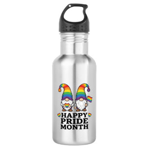 Happy Pride Month Gnome Vintage Rainbow Shirt_1 532 Ml Water Bottle