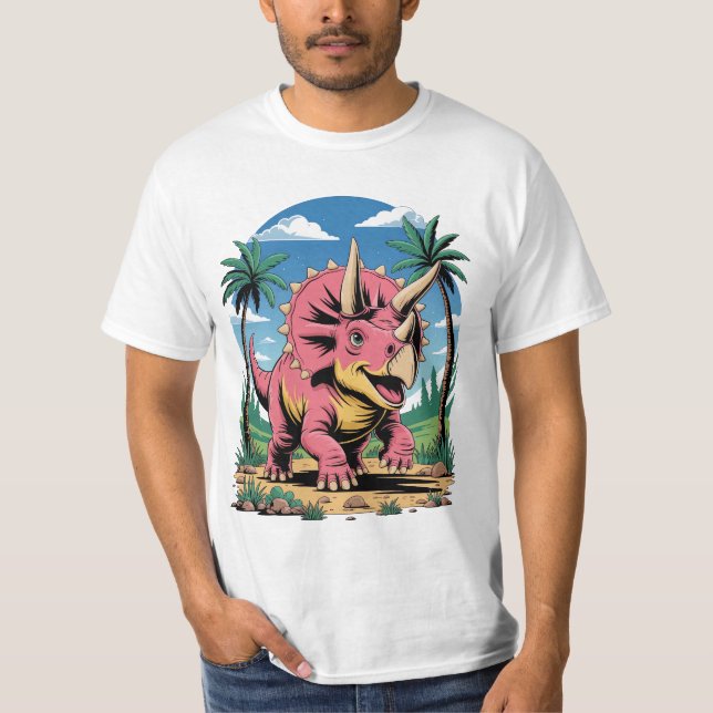 Happy Protoceratops T-Shirt (Front)
