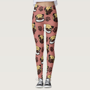 Happy Pug Leggings