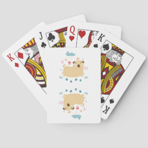 Happy Puggy Playing Cards
