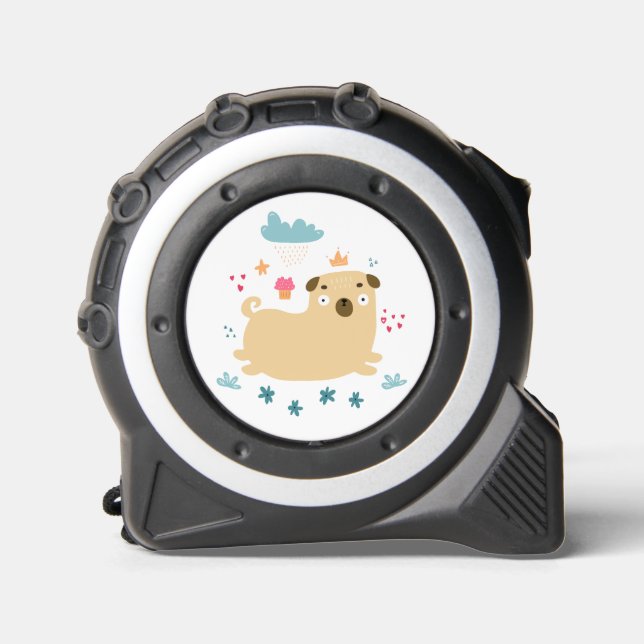 Happy Puggy Tape Measure 1 (Front)