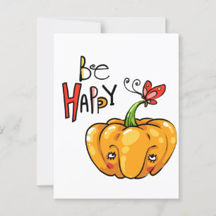 Happy Pumpkin Postcard